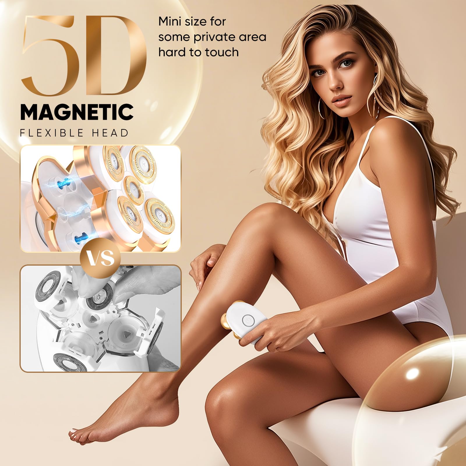 Bazivve magnetic-head attachment for quick detachment and easy maintenance.