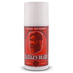 Bazzle's Beard Softener jar close-up showing creamy texture for smoother facial hair