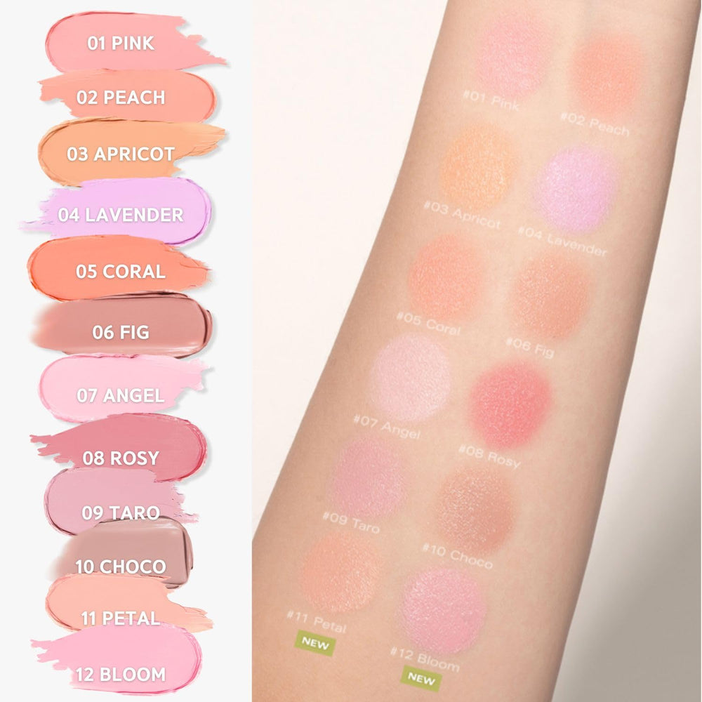 BBIA Downy Lavender blush swatch reveals smooth texture ideal for seamless blending.