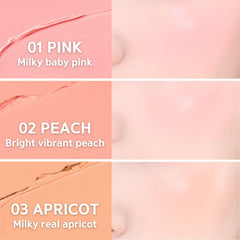 BBIA Downy Lavender blush texture captures a lightweight formula for all-day comfort.