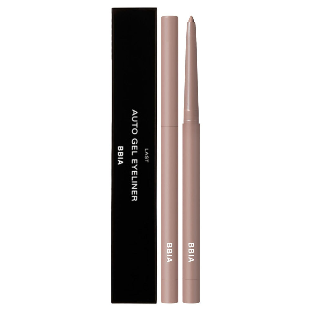 BBIA Last Auto Gel Eyeliner 14 Almond Beige swatches show versatile color range for looks