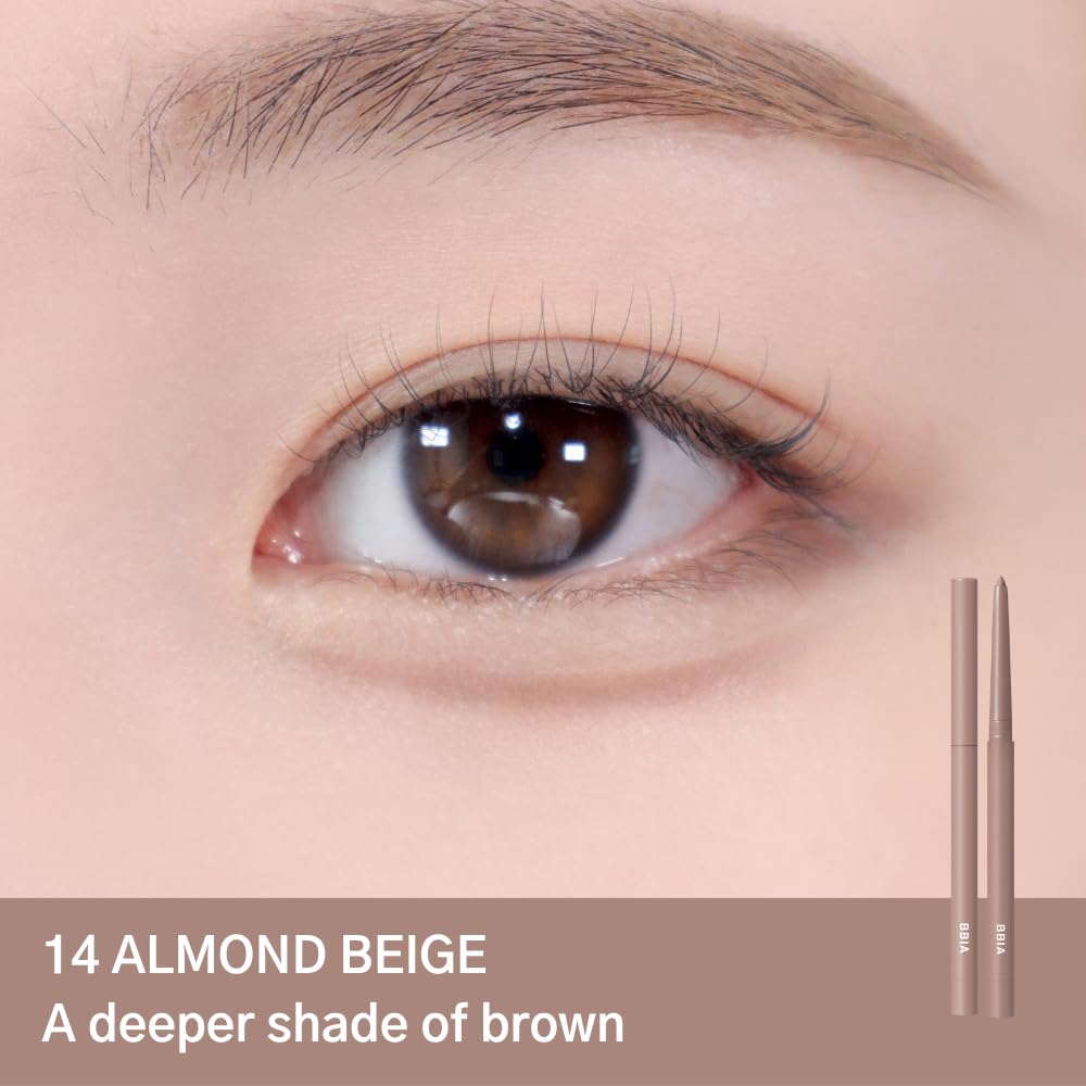 BBIA Last Auto Gel Eyeliner 3mm pencil tip enables precise, beginner-friendly application