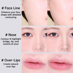 BBIA Last Contour Stick highlight side swatch for natural radiant glow