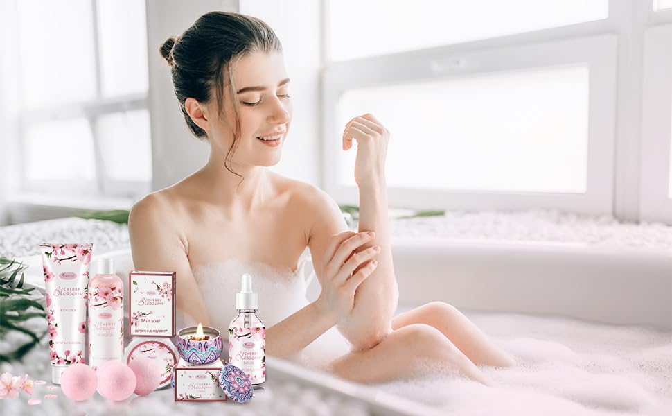 BBlove Japanese Cherry Blossom candle for relaxing ambience and lingering fragrance