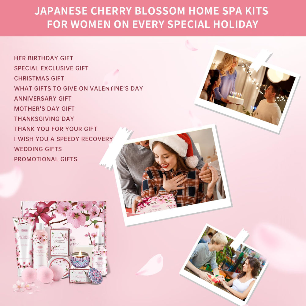 BBlove Japanese Cherry Blossom gift box presenting a luxurious spa experience