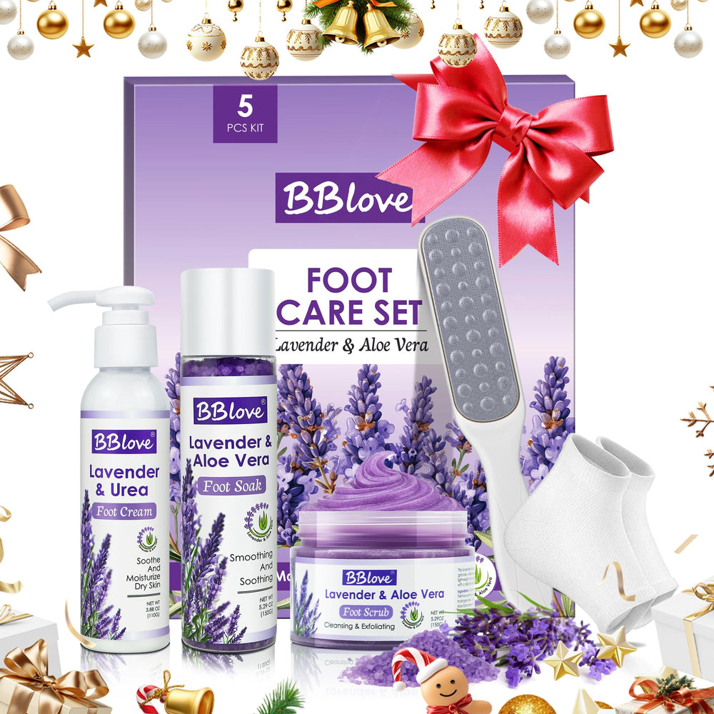 BBlove Lavender Foot Soak Bath Salt for tired feet and smoother skin