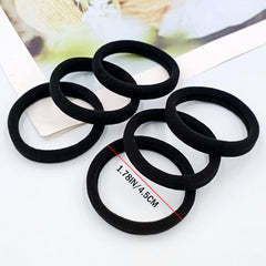 BBPOOL seamless cotton hair ties closeup highlights soft texture and damage-free hold.