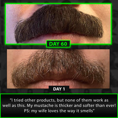 BBS Best Beard Stuff meadowfoam oil hydration highlights shine and detangling.