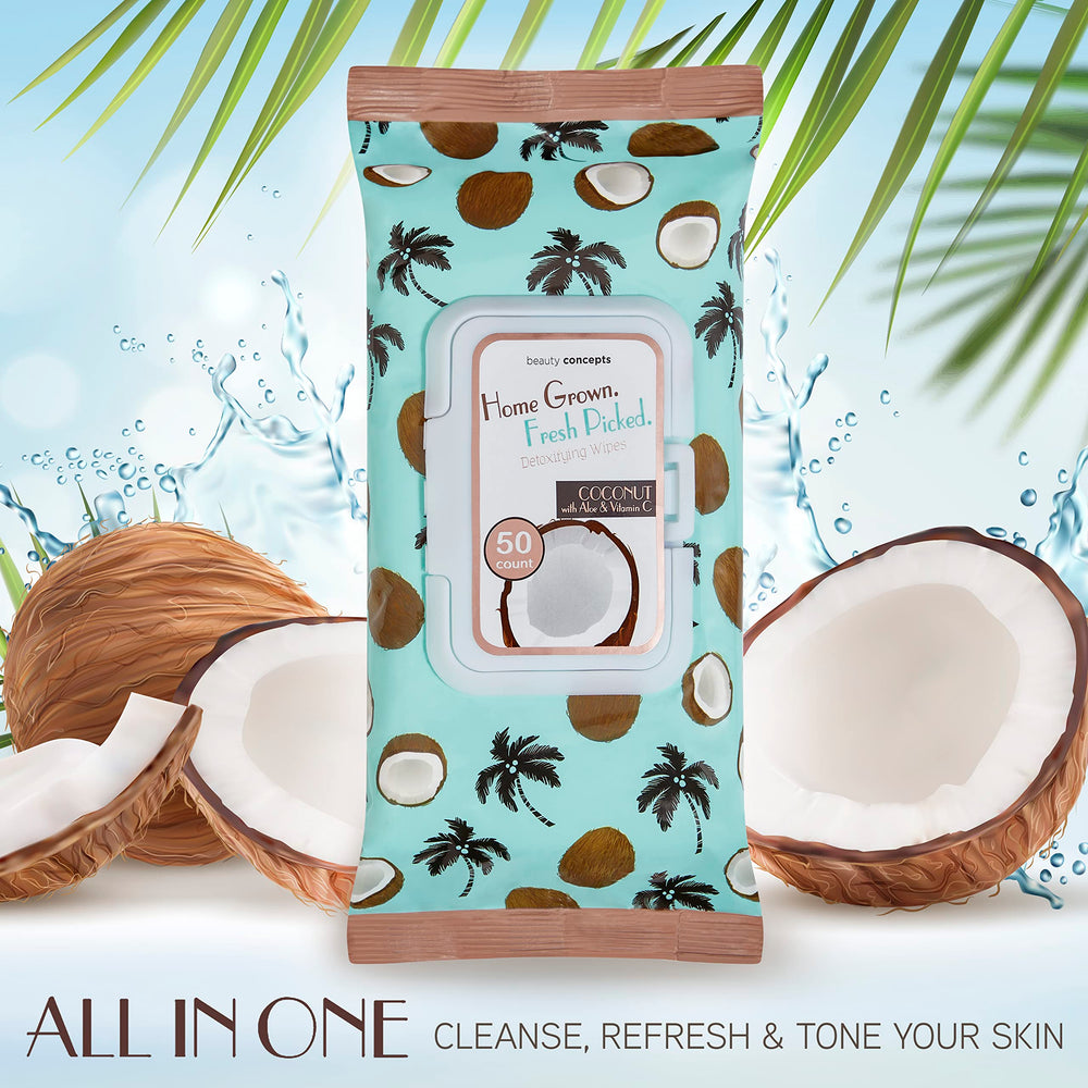 B.C Beauty Concepts coconut aloe vitamin C formula nourishes skin during cleansing