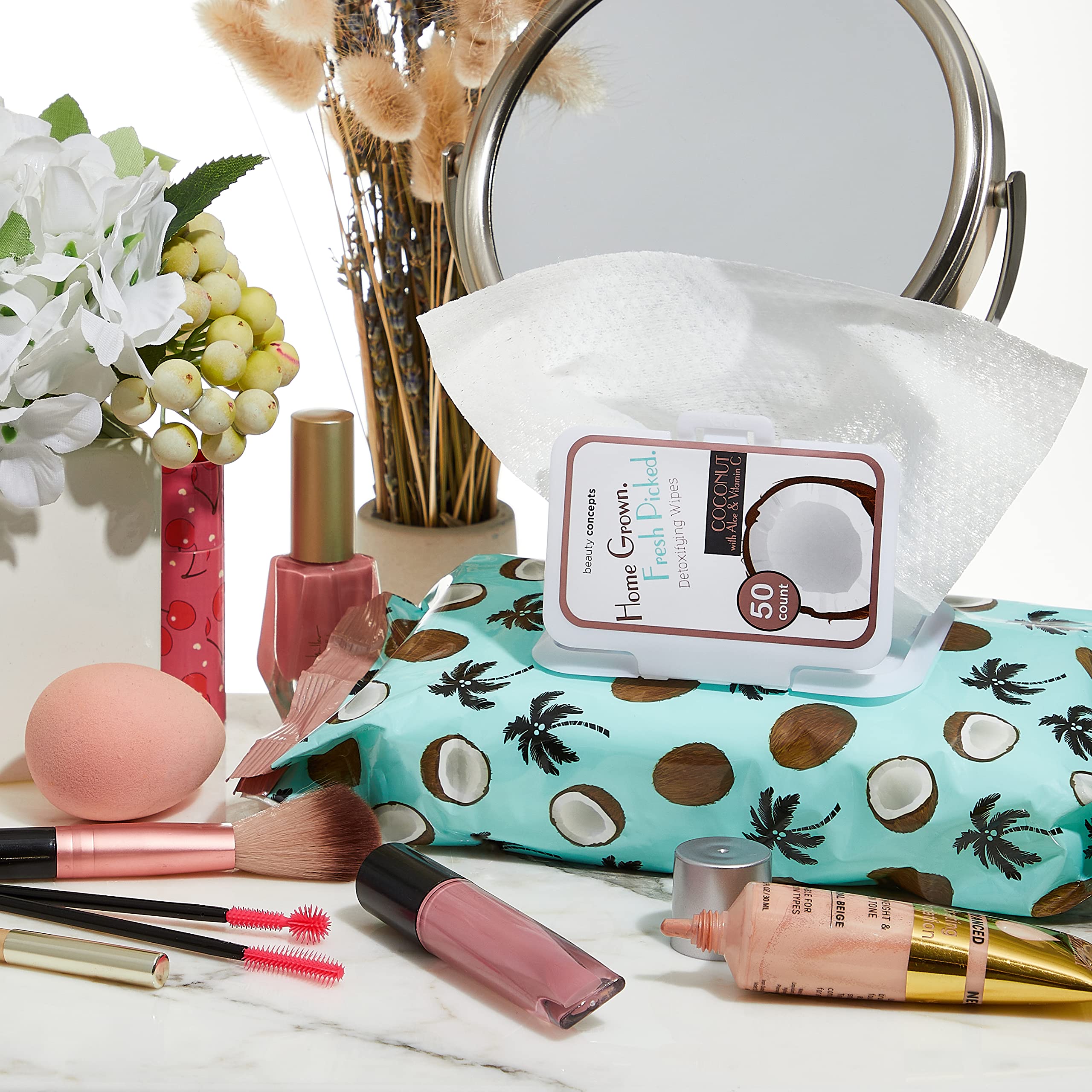 B.C Beauty Concepts cruelty-free makeup remover wipes not tested on animals