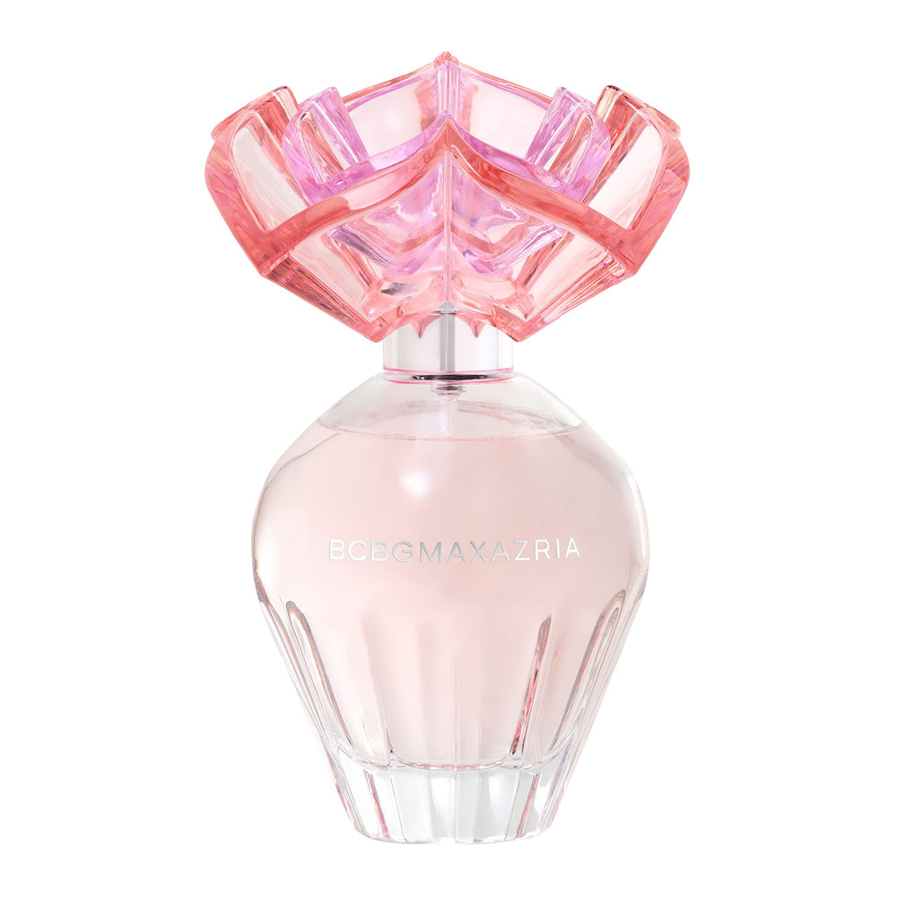 BCBGMAXAZRIA Classic EDP bottle close-up label with berry notes