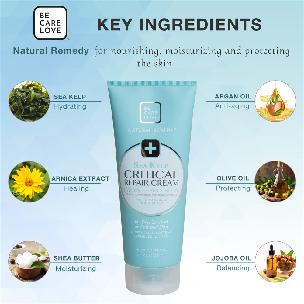 BCL SPA Critical Repair Cream argan oil drop provides deeply hydrating nourishment for soft skin.