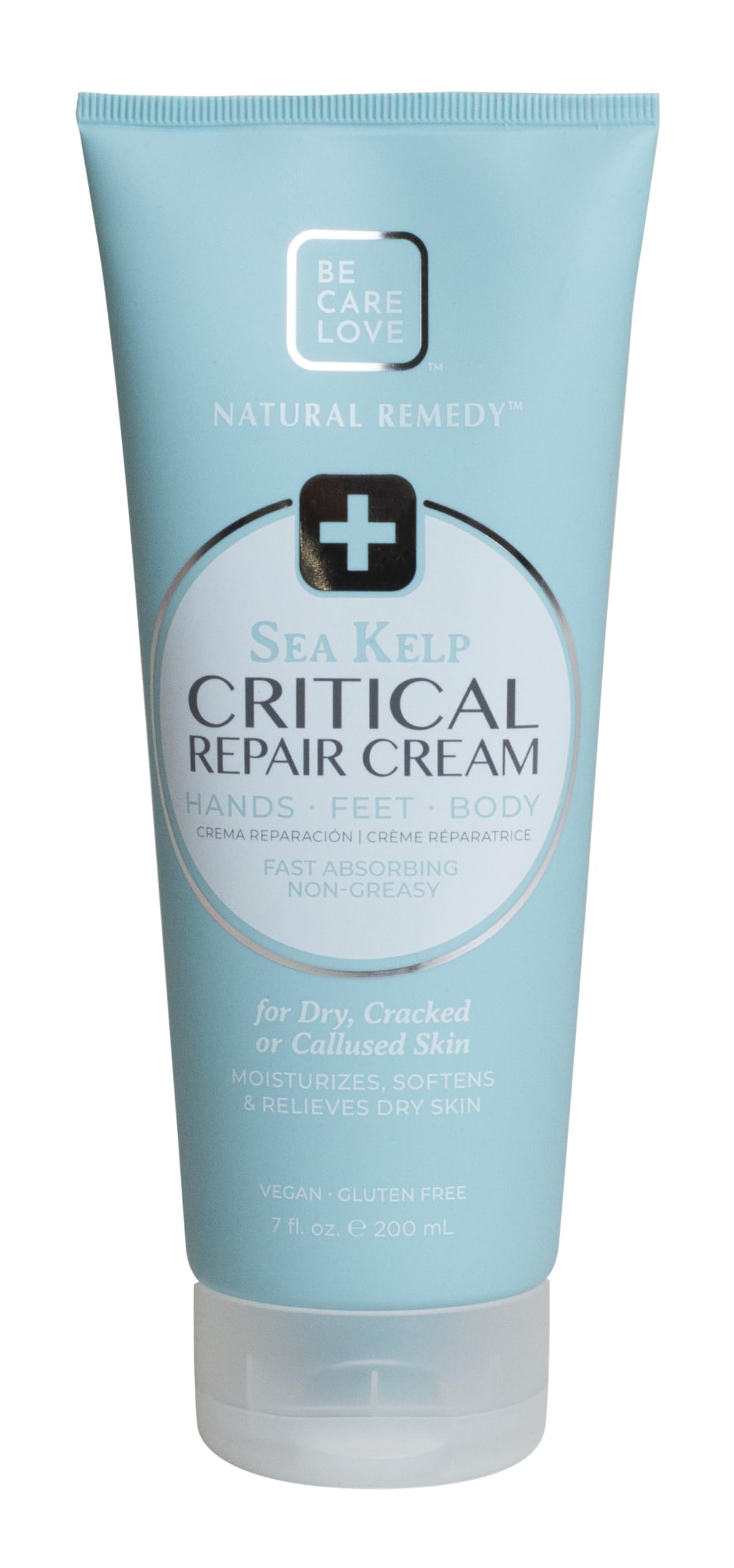 BCL SPA Critical Repair Cream packaging shows arnica and sea kelp blend for nourishing skin.