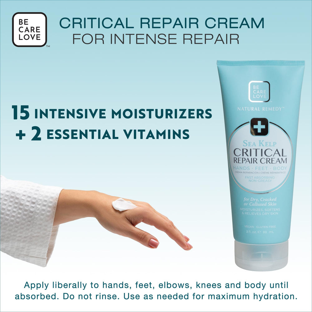 BCL SPA Critical Repair Cream shea butter gives rich emollience without heaviness for cracked skin.
