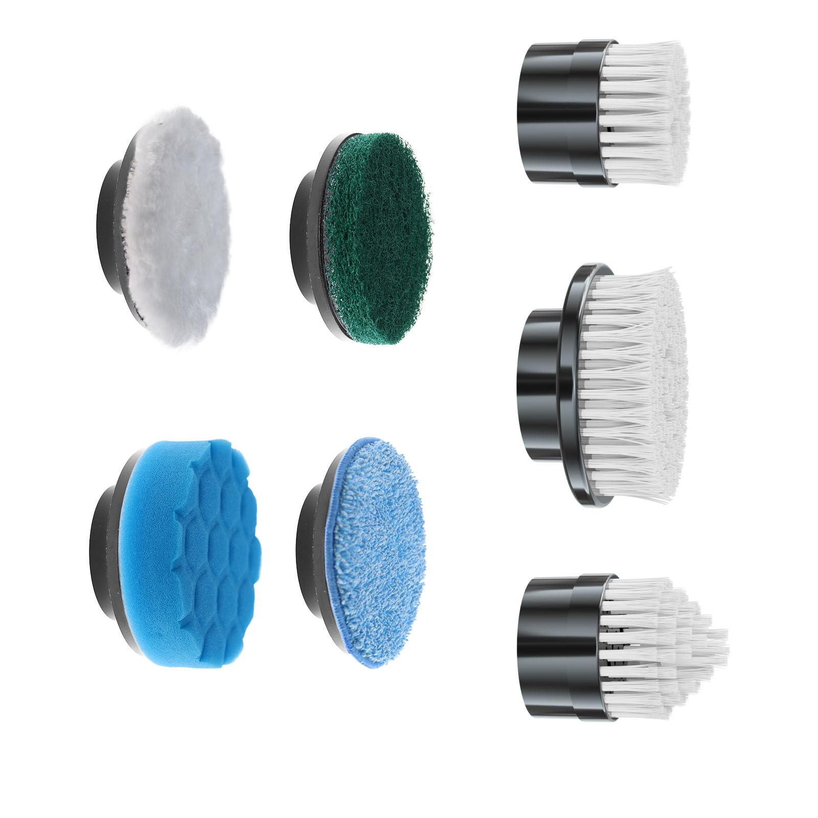 BCQDOL spin-scrubber cloth brush for cleaning wood floors and furniture.