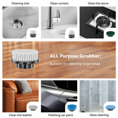 BCQDOL spin-scrubber small flat brush ideal for nooks, edges, and light surfaces.