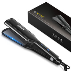 Bcway professional hair straightener plate close-up for precise styling.