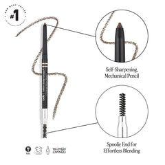 bdb universal eyebrow pencil waterproof formula for all-day hold