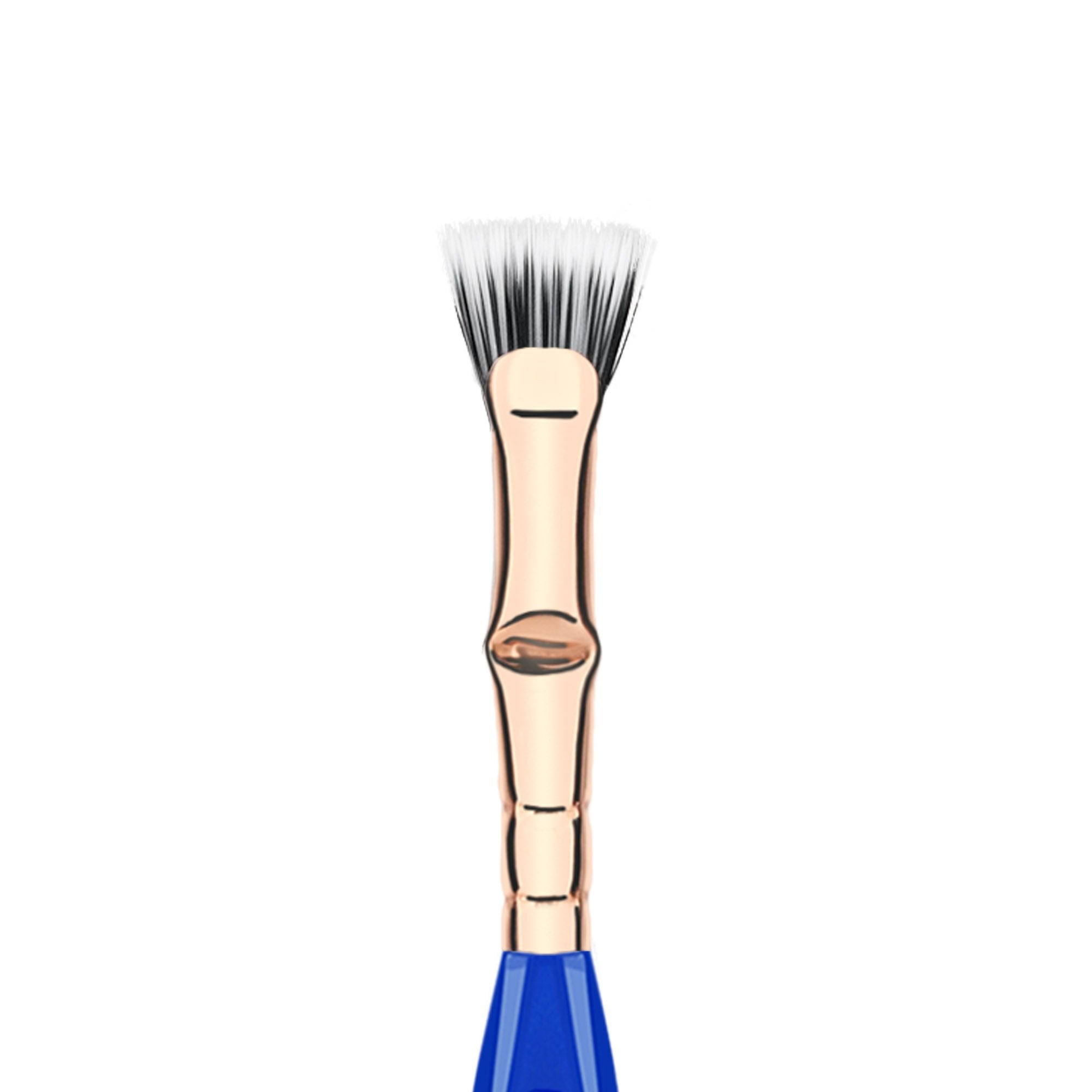 Bdellium Tools rose-gold ferrules indicate premium durability and long-lasting performance.