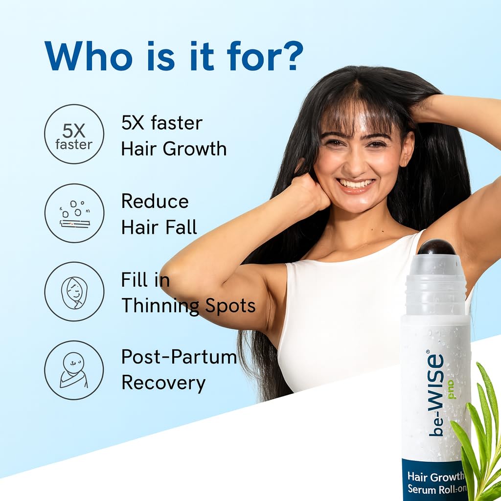 Be BodyWise Rosemary Hair Serum morning-routine shot for daily scalp care