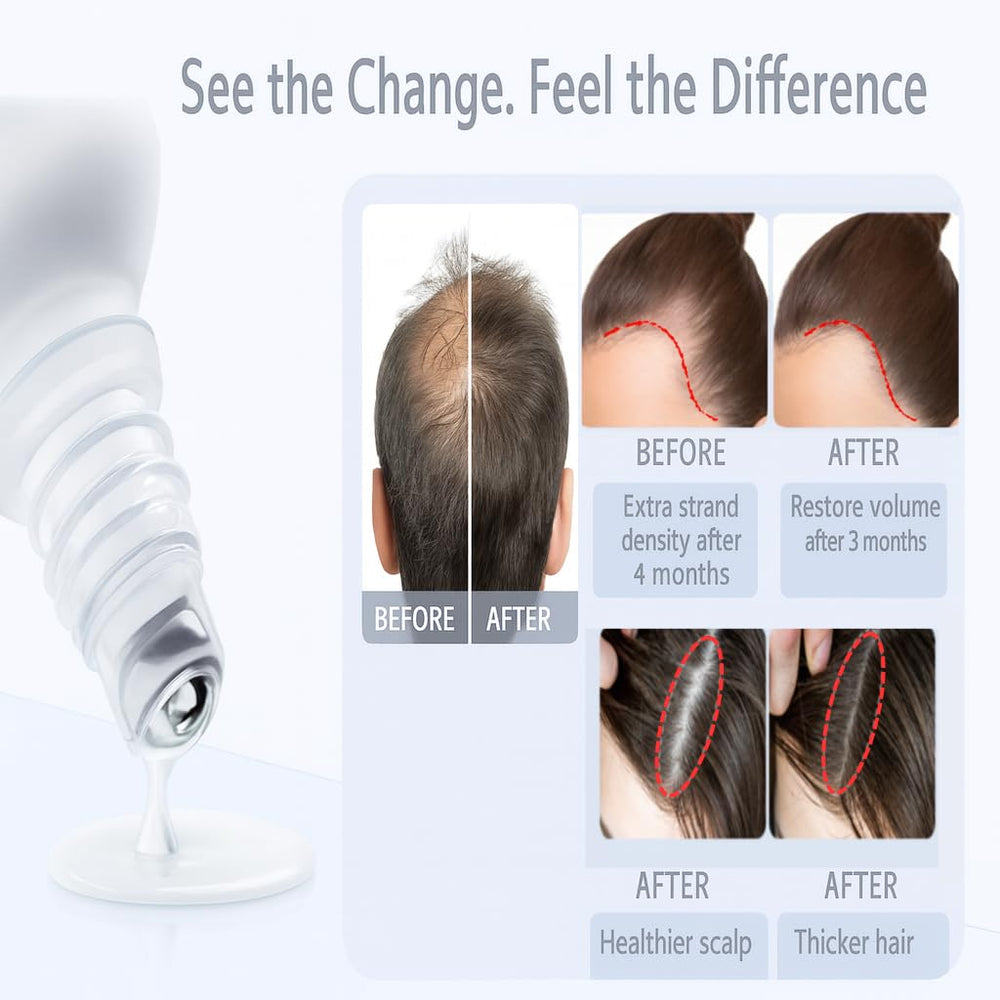 Be BodyWise Rosemary Hair Serum scalp massage close-up for follicle stimulation