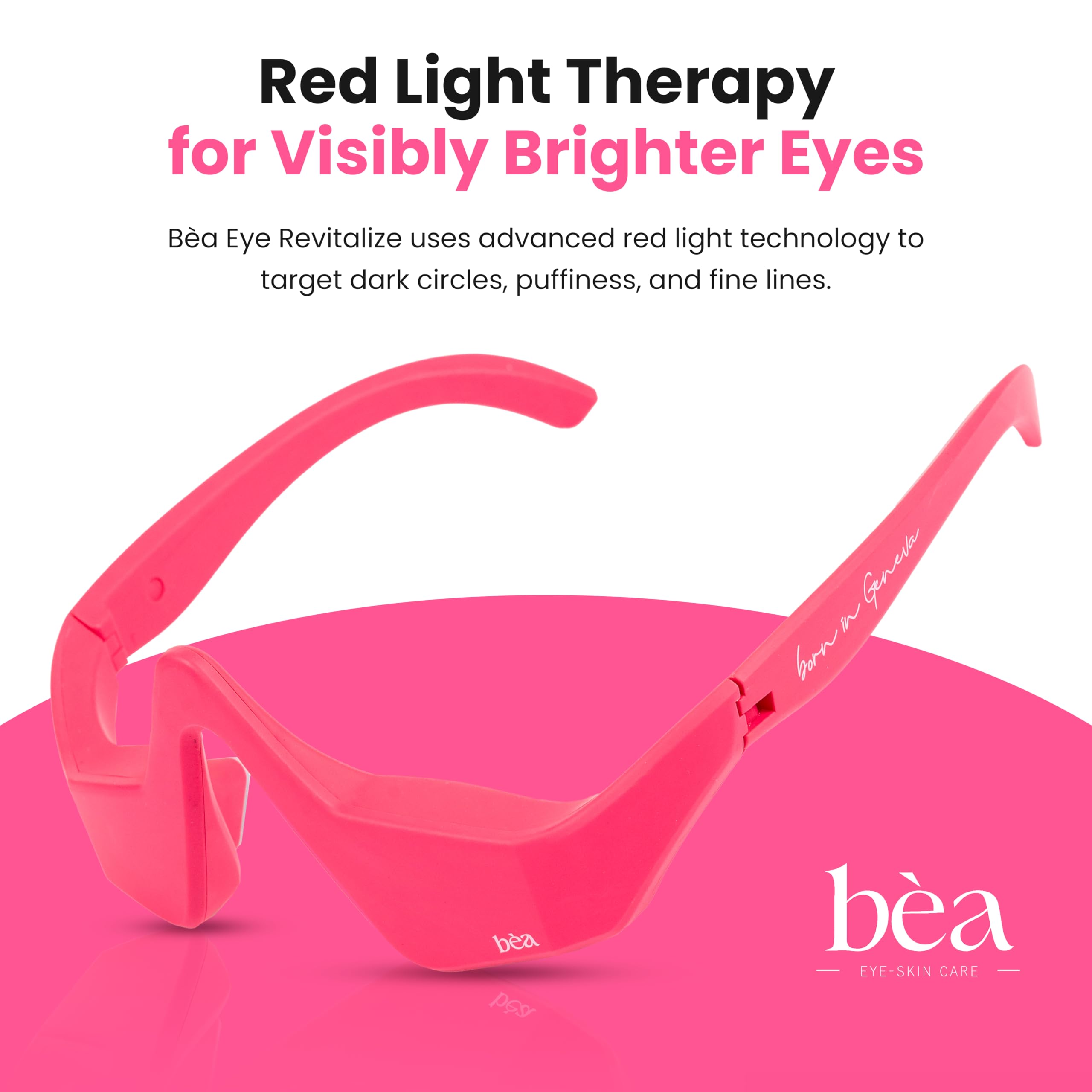 Bèa Eye Revitalize portable design fits travel and at-home sessions.