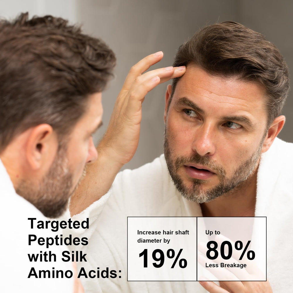 Beadlamey Root Activator Conditioner with peptides strengthens structure against breakage