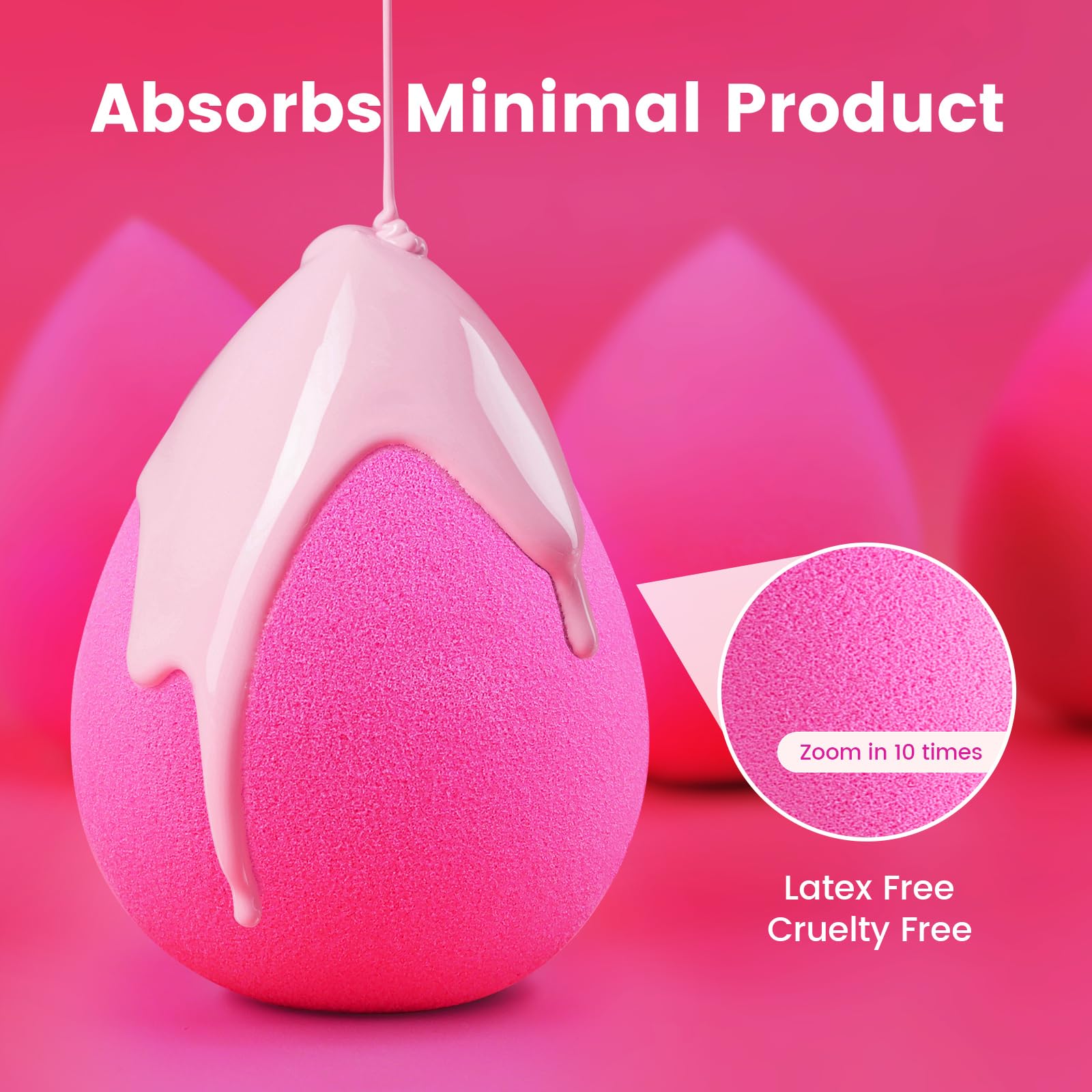 BEAKEY latex-free material close-up shows skin-friendly construction