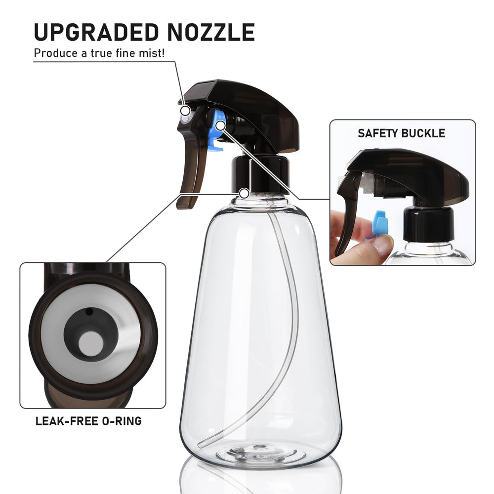 Bealee bottle semi-transparent body helps monitor liquids and formulas.