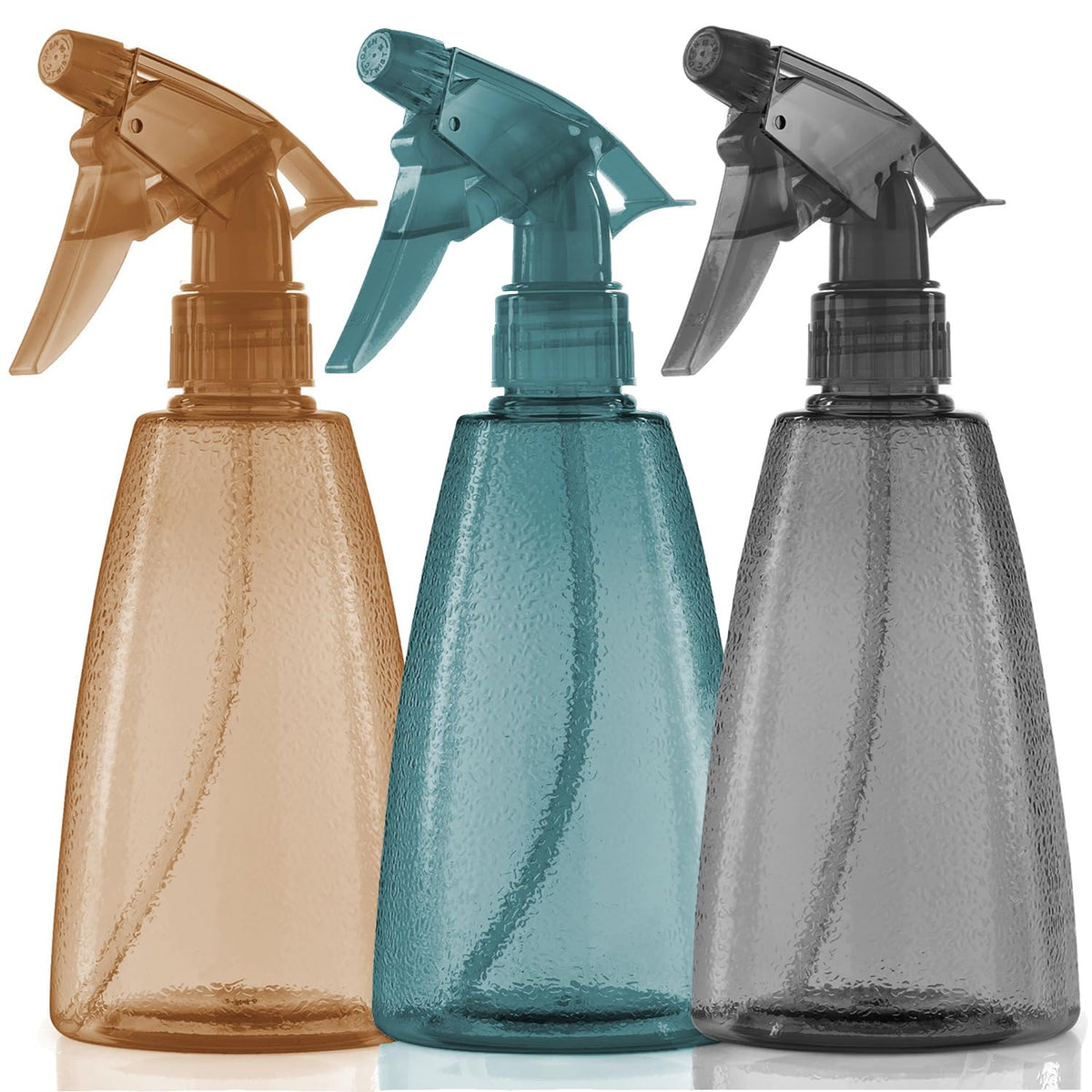 Bealee spray bottles orange front view for easy plant misting.