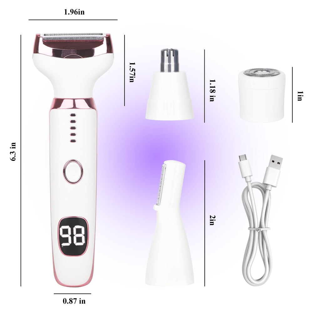 Beanify compact portable shaver fits purse or travel bag