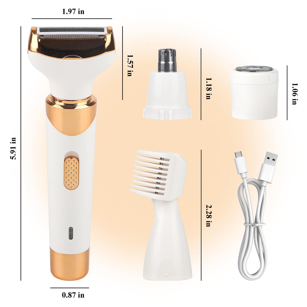Beanify compact shaver with LED display ready for travel and on-the-go grooming.