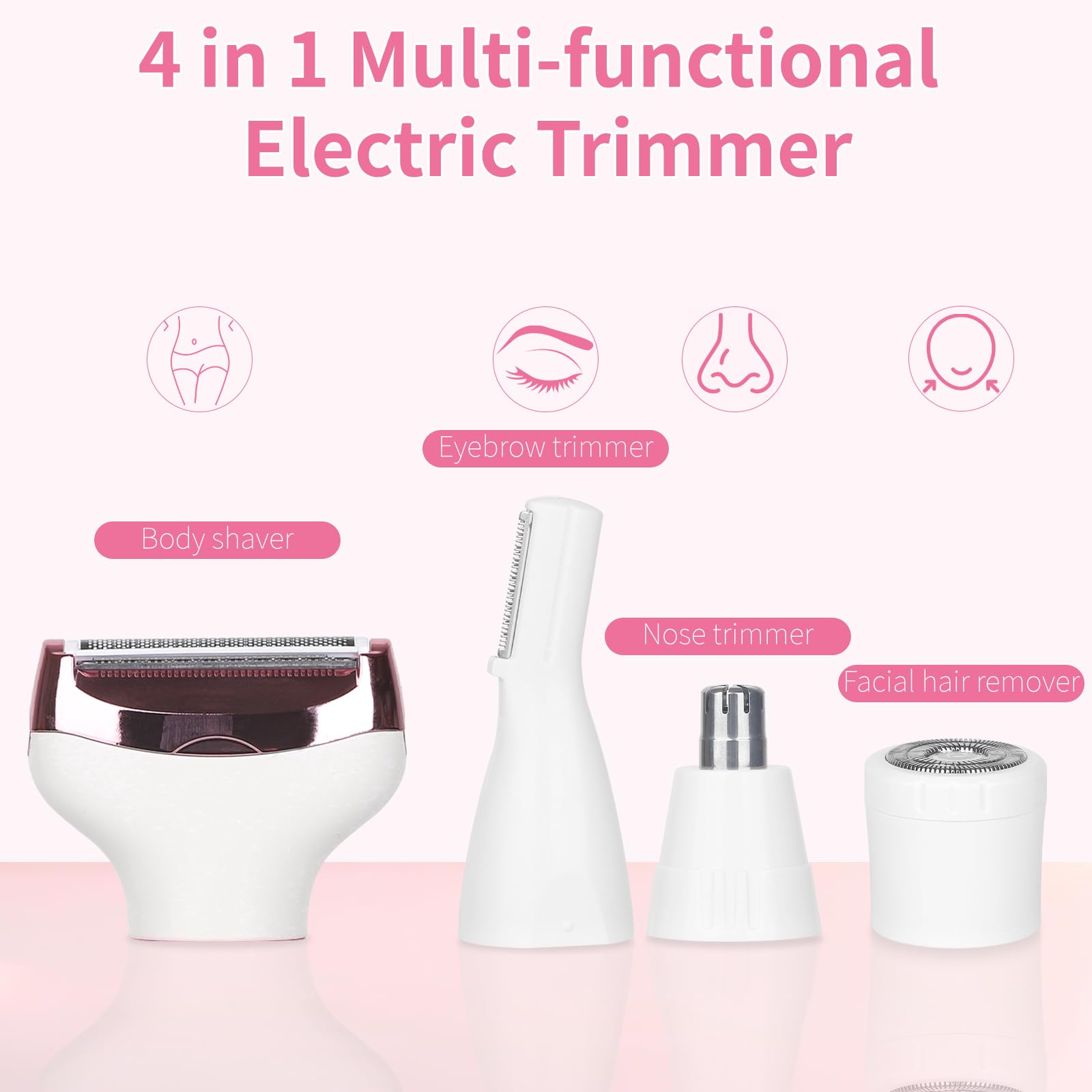 Beanify easy-clean design with removable heads for quick rinsing