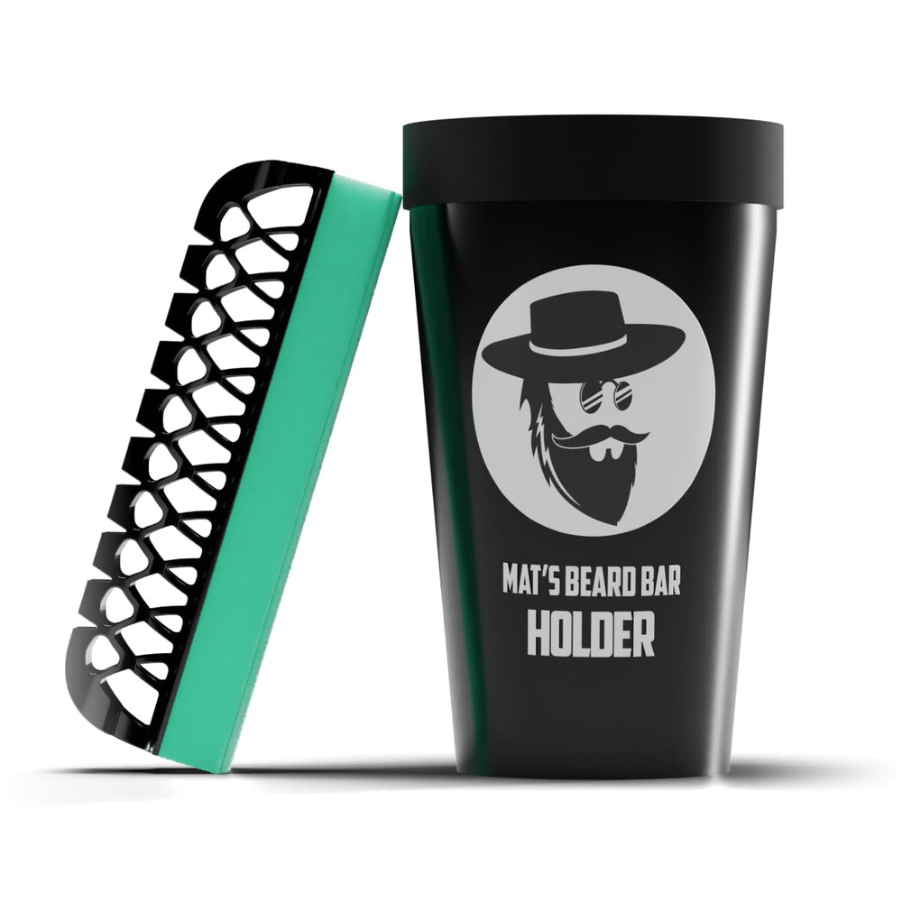 BEARD BAR holder-pro-v2 display keeps the counter neat during grooming