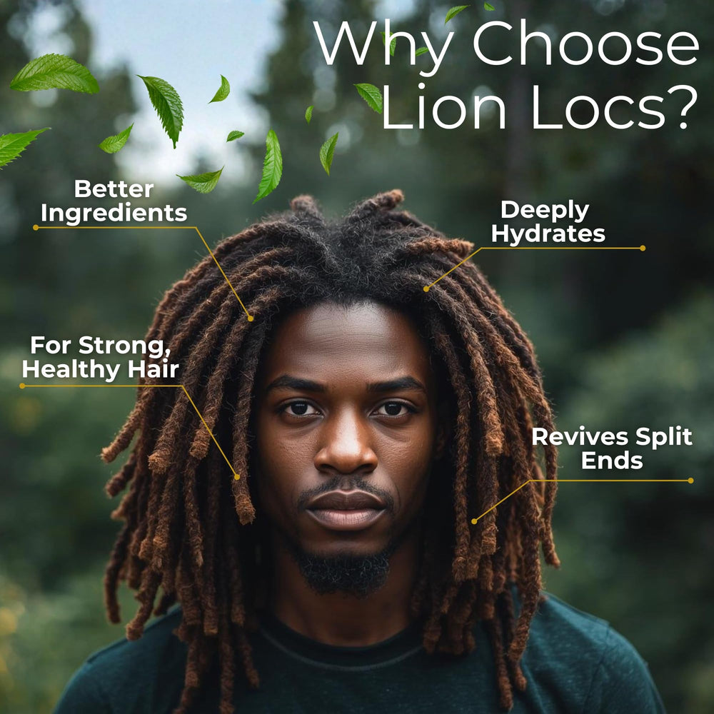 Beard Gains Lion Locs 5oz packaging for travel-friendly use