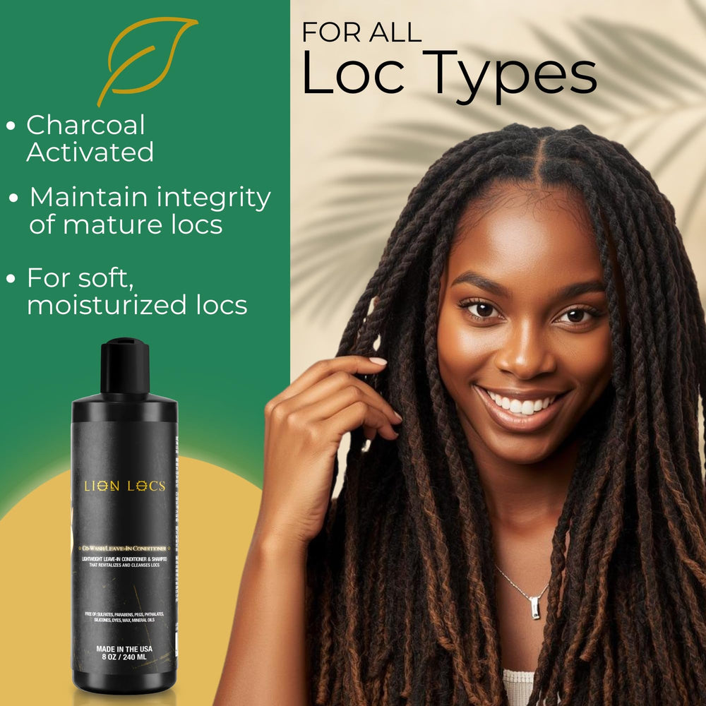Aplicación suave de Lion Locs en rastas nuevas con cuidado.