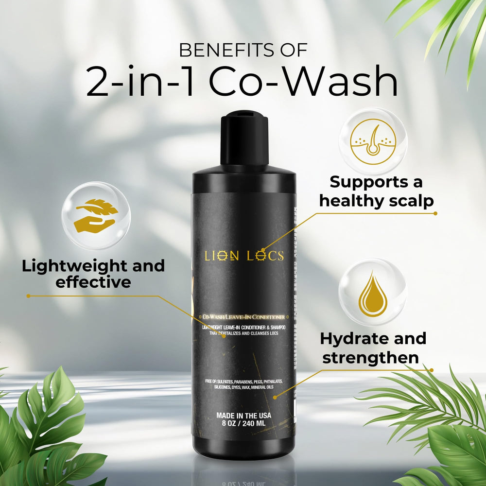 Beard Gains Lion Locs acondicionador hidratante para rastas suaves y manejables.