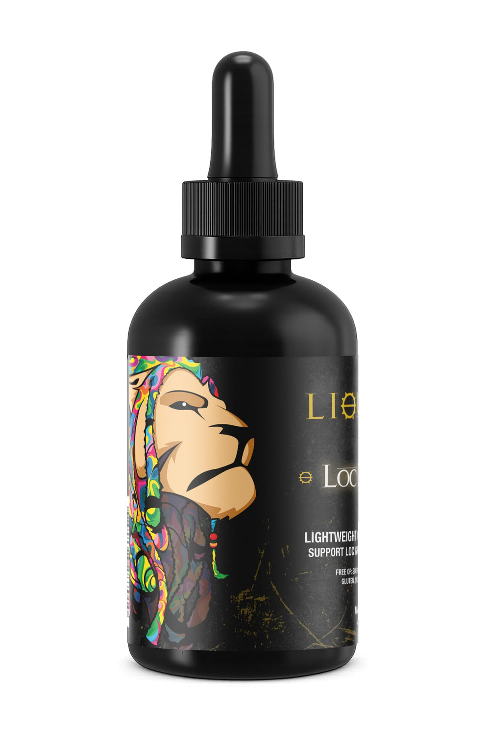 Beard Gains Lion Locs routine product shot captures easy daily care.