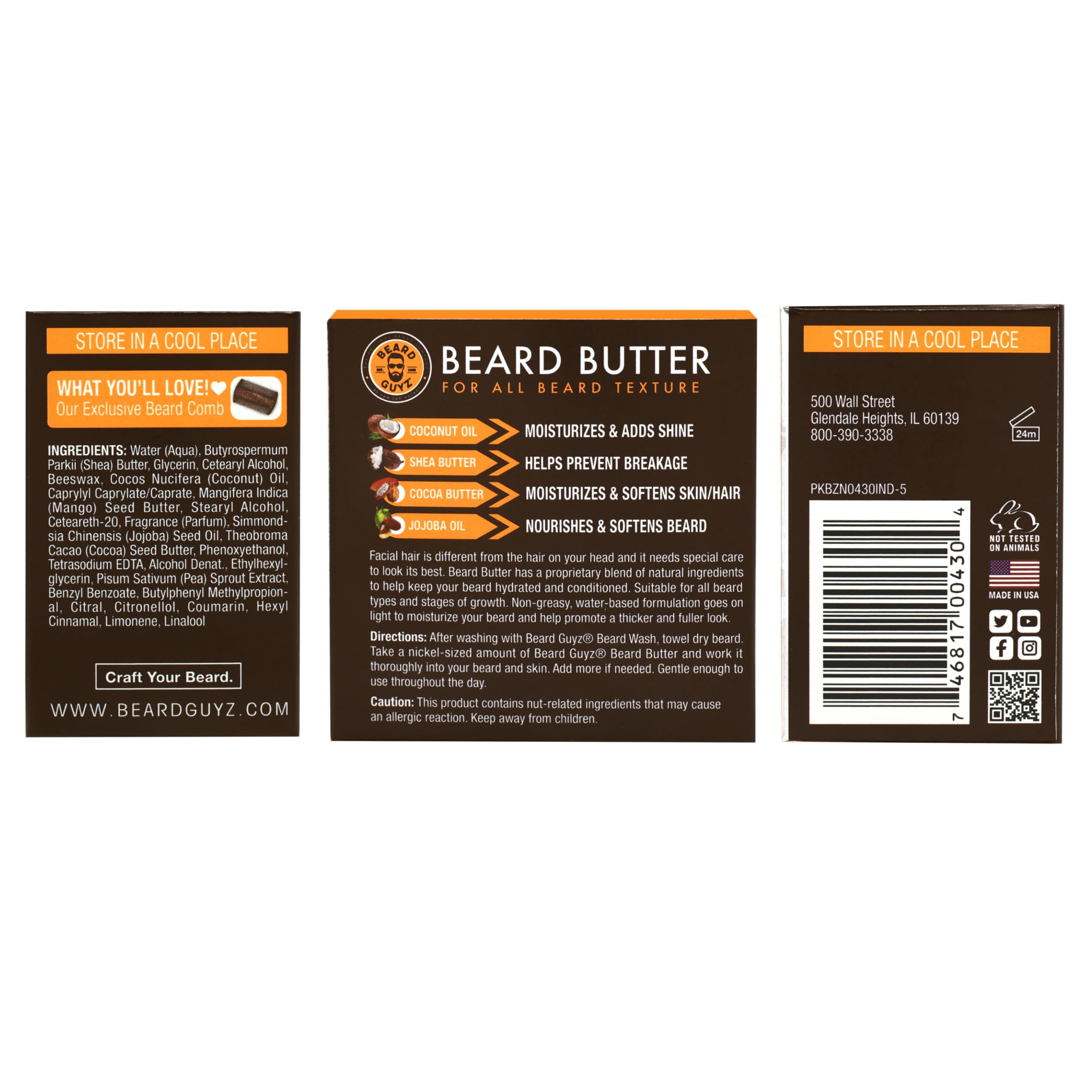 Beard Guyz Beard Butter hands-on application demonstrating even distribution