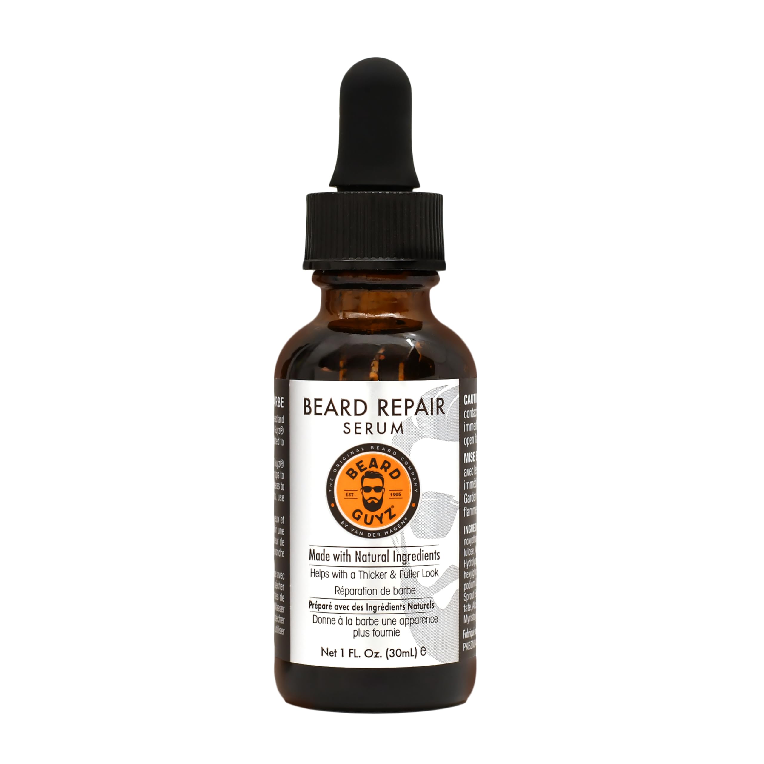 Beard Guyz Beard Serum bottle-pump delivering lightweight beard hydration