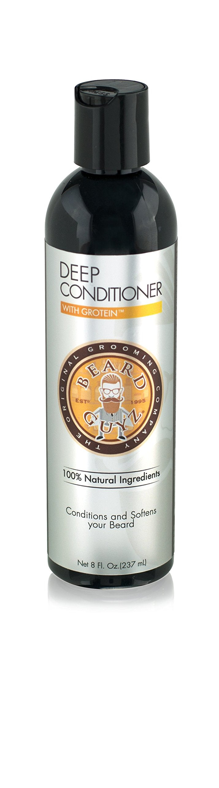 Beard Guyz Deep Conditioner 8oz bottle restores softness and shine to beard
