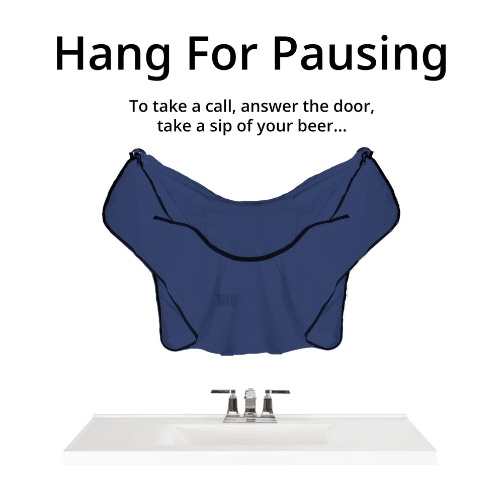 BEARD KING beard bib-apron protects shoulders and chest during shaving