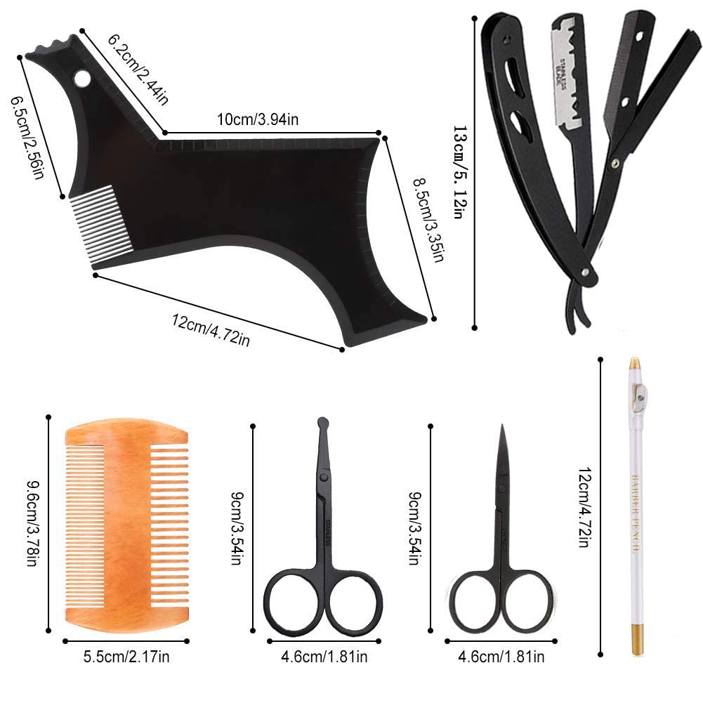 Beard Kit Pro beard comb glides through hair for neat grooming