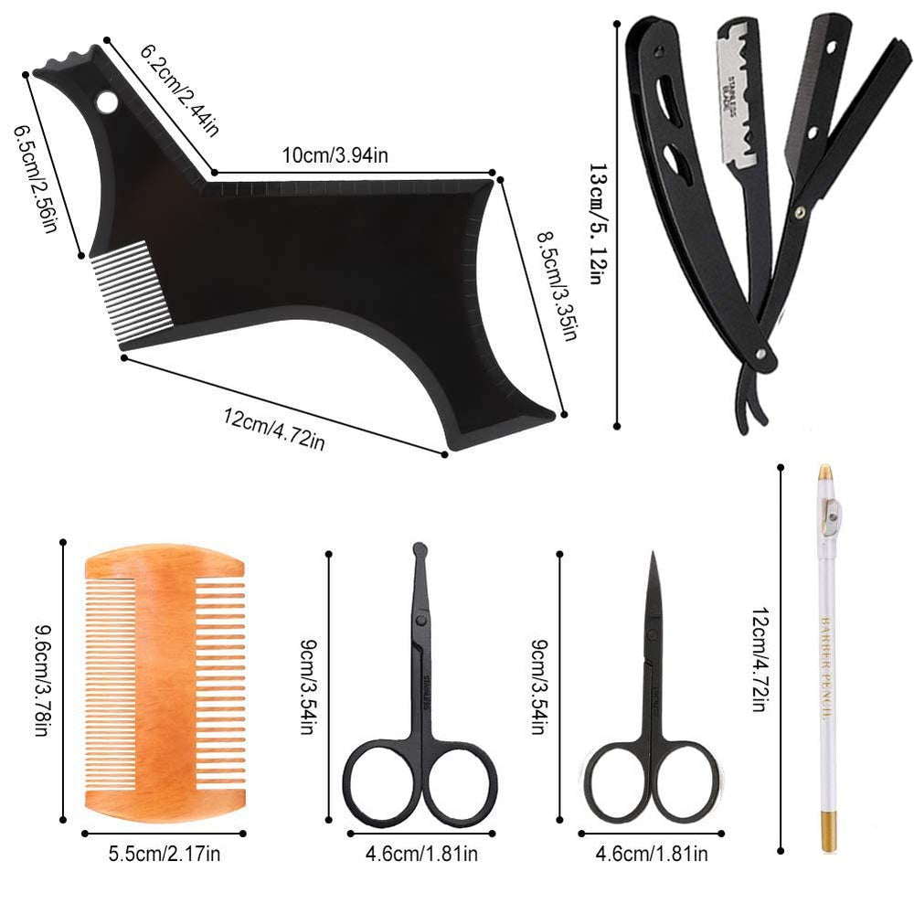 Beard Kit Pro beard comb glides through hair for neat grooming