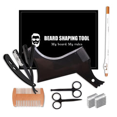 Beard Kit Pro beard shaper guides precise beard edges for clean lines