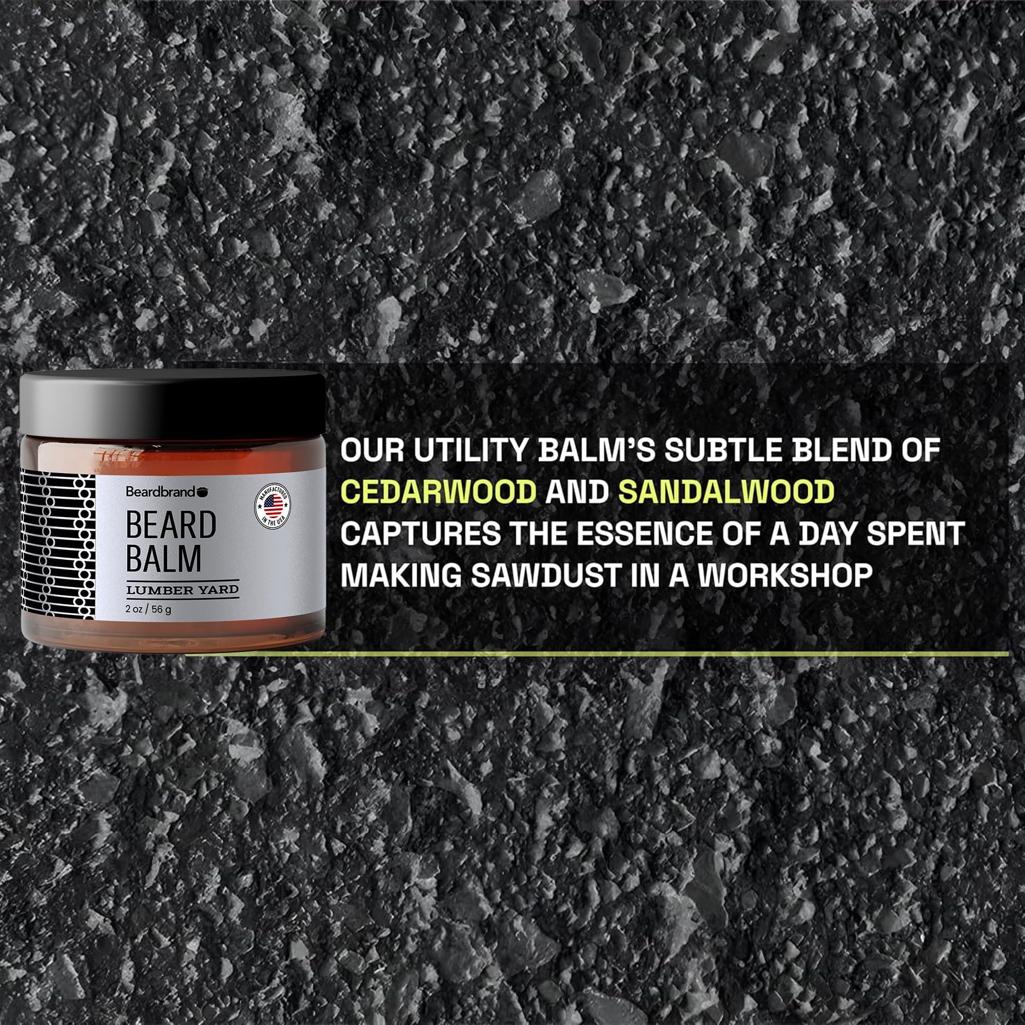 Beardbrand Utility Balm used for tattoos aftercare on healed skin.