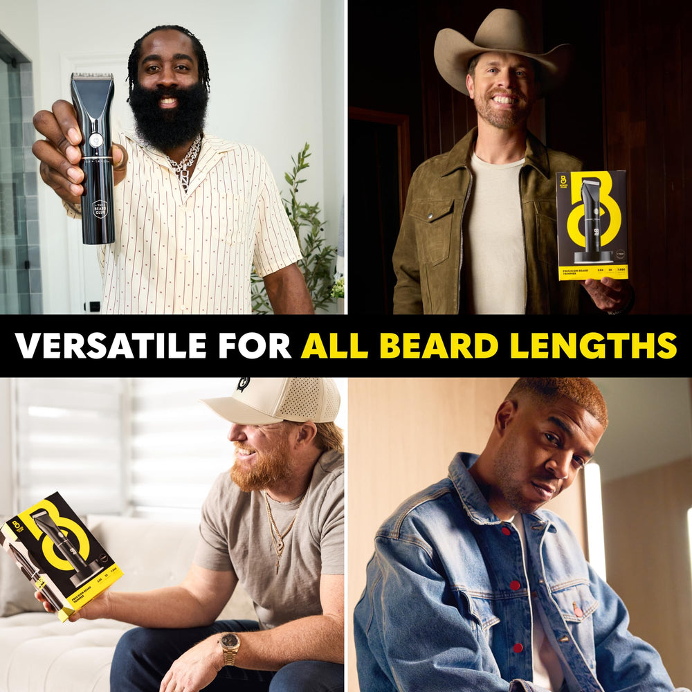 Built-in travel lock keeps The Beard Club trimmer secure during travel.