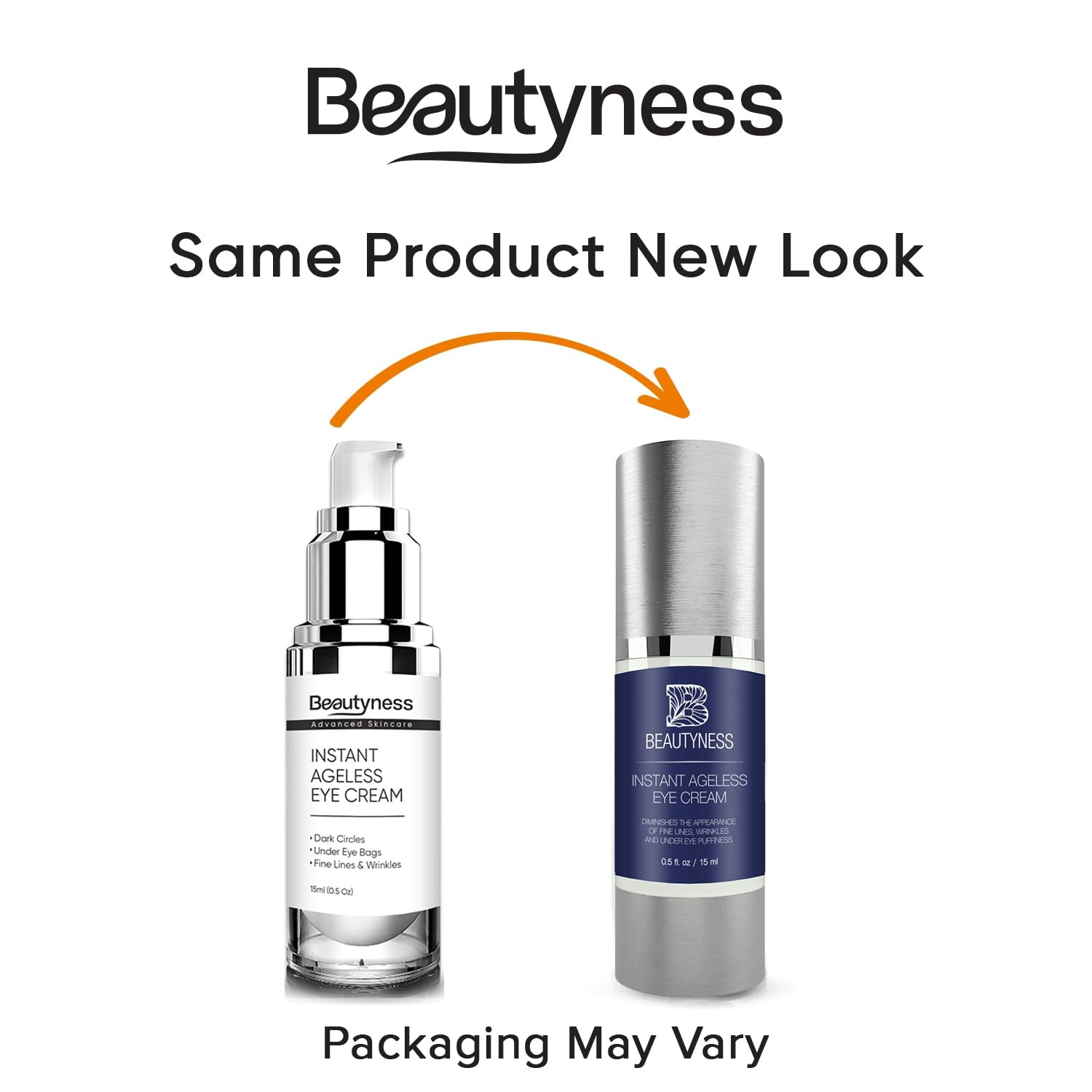 beatool Instant Ageless Eye Cream set to dry with nine-minute cue.