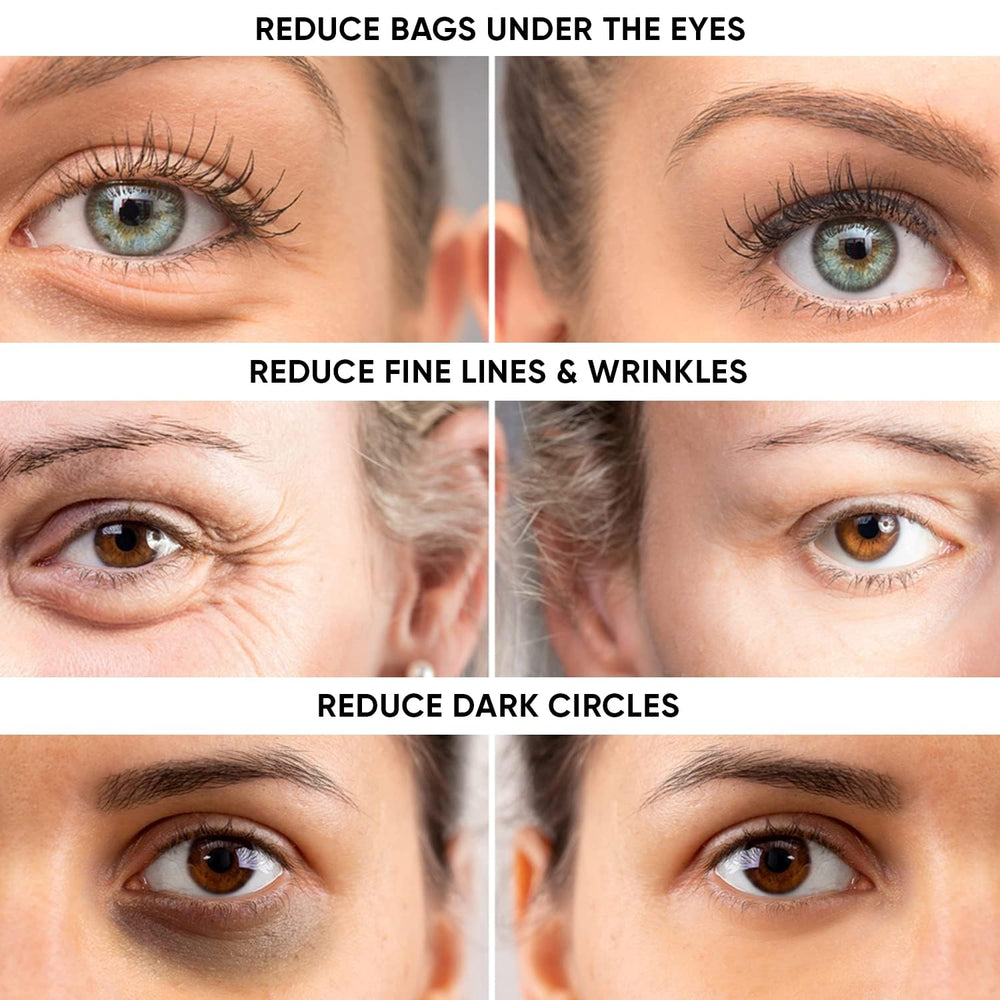 beatool Instant Ageless Eye Cream swatch on skin for smoother-looking under-eye area.