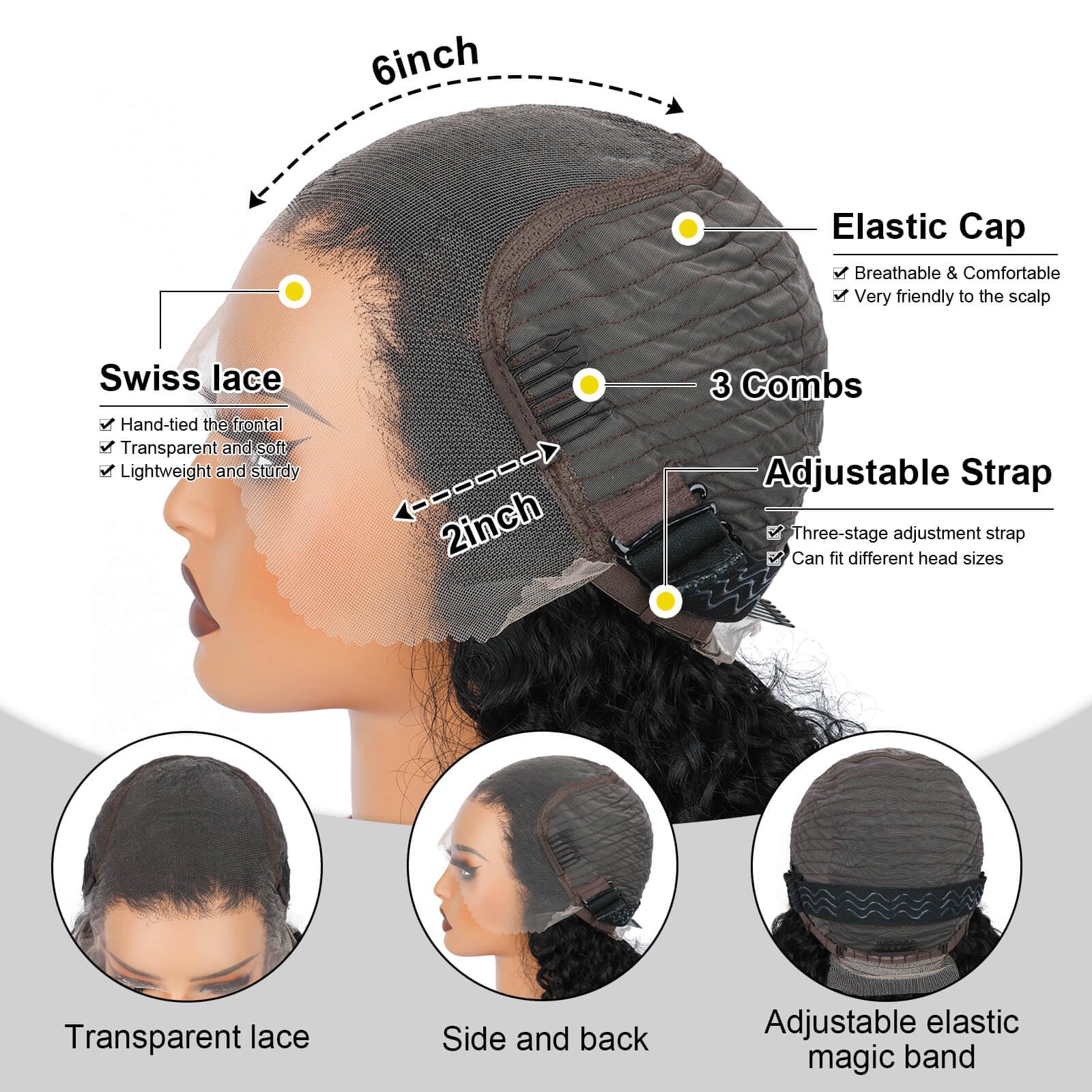 BEAUDIVA Jerry-curly wig install-ready for quick glam looks